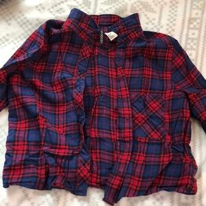 Cropped flannel